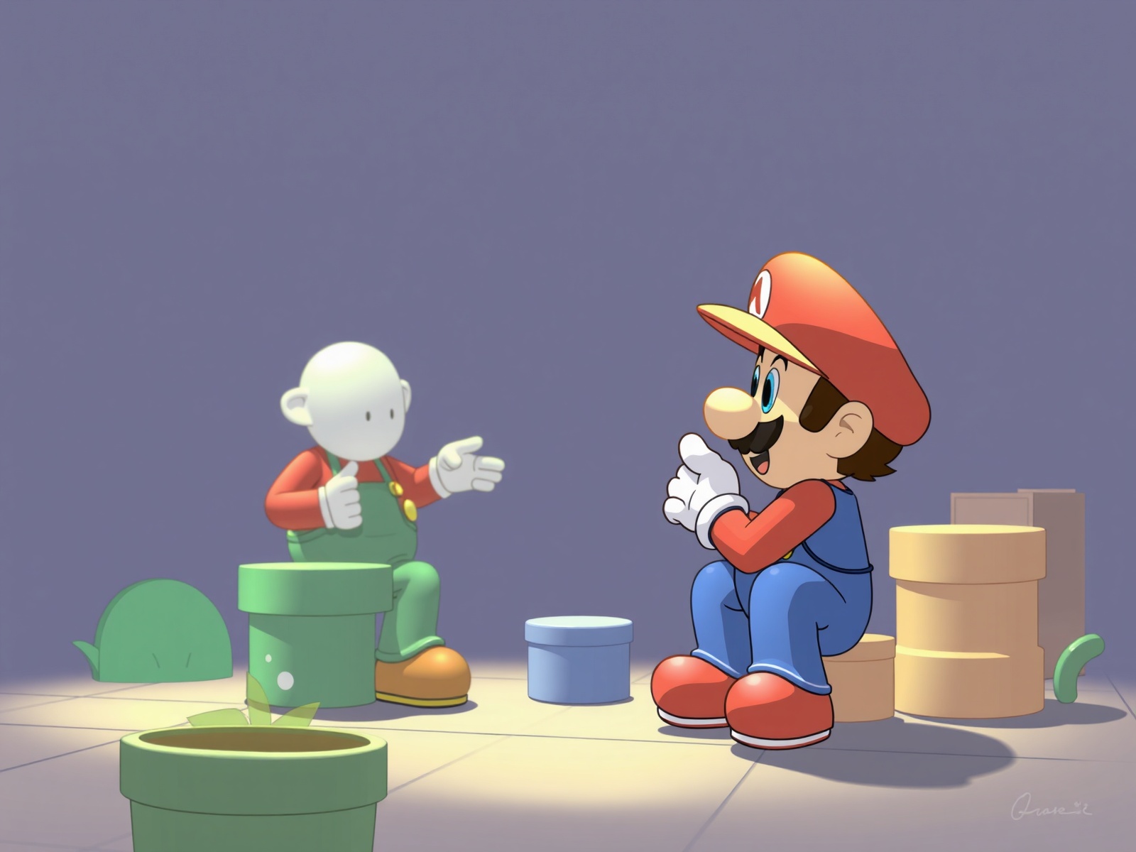 Nintendo Legend Shigeru Miyamoto Discusses Stepping Back From Mario, Hopes To Stay Healthy Until Mario's 50th Anniversary - editorial illustration - CarteCadeaux Maroc