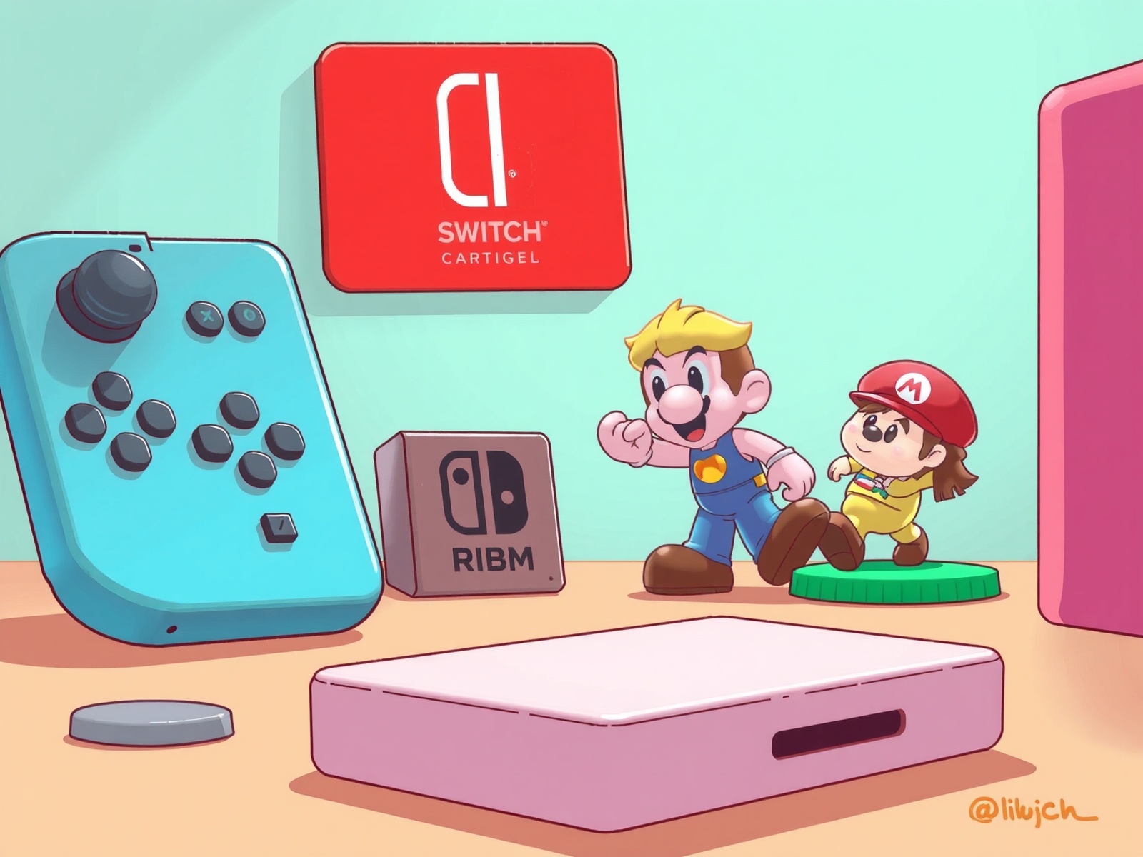 Switch 2 Dev Says Nintendo Has Cheaper Cartridges Coming as Alternative to Game-Key Cards, Then Backtracks, but Either Way Its Title Will Now Be a Proper Physical Release - editorial illustration - CarteCadeaux Maroc